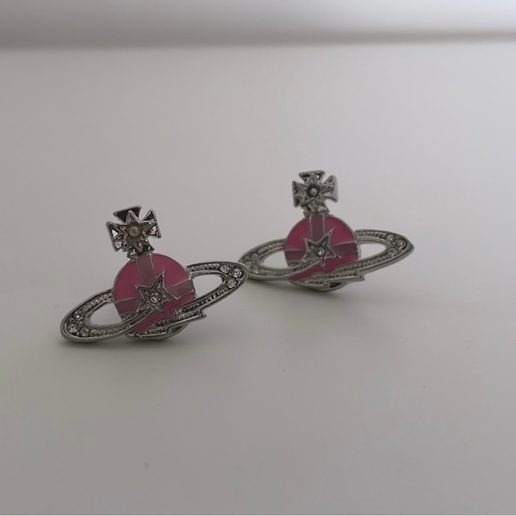 Vivienne Westwood Jewelry - pink vivienne westwood orb earrings